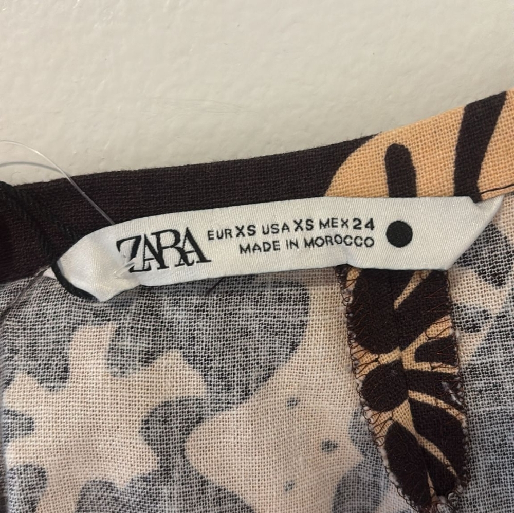 Zara Floral Patterned Top